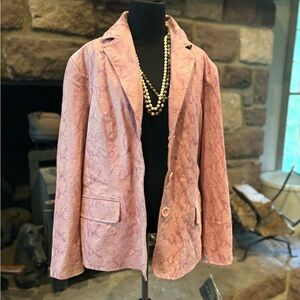 Elegant Pink Women's Blazer